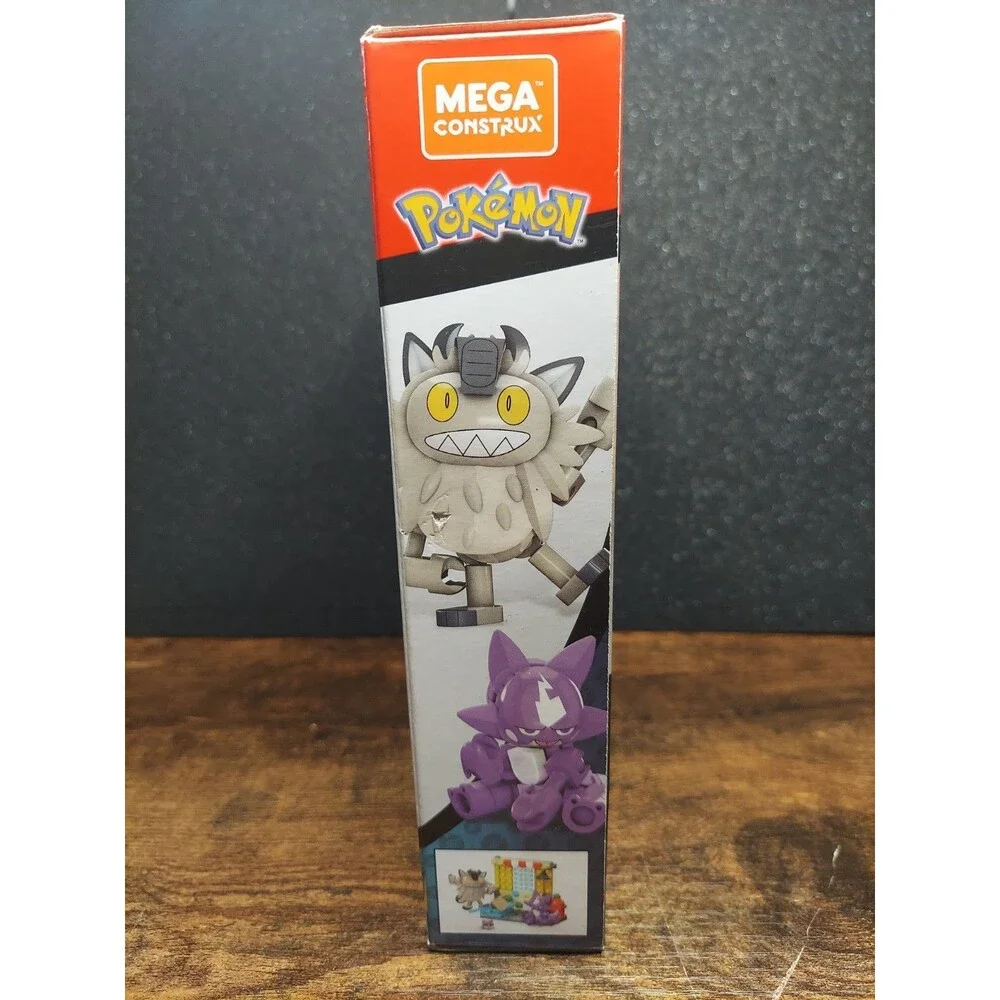 Mega Construx POKEMON GALARIAN MEOWTH vs TOXEL Building Set 114pc 6+
